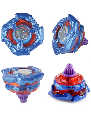 Conjunto de Batalla Bey ASVEXKW 8 Peonzas y Lanzadores