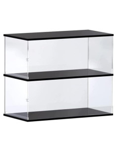 Caja de Exhibición Acrílica Choowin 2 Capas para Lego Negro