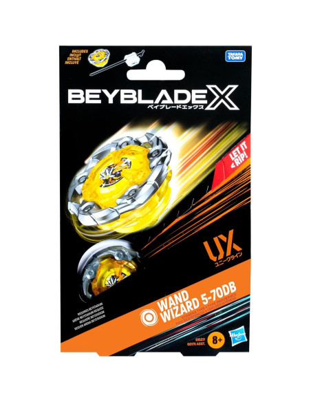 Beyblade X Varita Mágica 5-70DB UX - Top Resistencia y Lanzador Beyblade X Varita Mágica 5-70DB UX - Top Resistencia y Lanzador