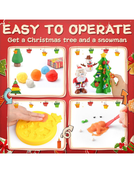 Kit de Plastilina Navideña PLAY - Árbol de Navidad DIY Kit de Plastilina Navideña PLAY - Árbol de Navidad DIY