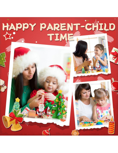 Kit de Plastilina Navideña PLAY - Manualidades para Niños