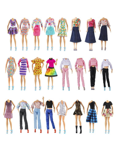 YAMASO 10 Conjuntos Ropa para Muñecas 29.21 cm Moda