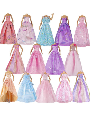 YAMASO 10 Conjuntos Ropa para Muñecas 29.21 cm Moda