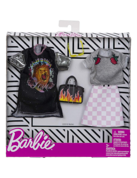 Ropa de Muñeca Barbie - 2 Conjuntos y Accesorios Ropa de Muñeca Barbie - 2 Conjuntos y Accesorios