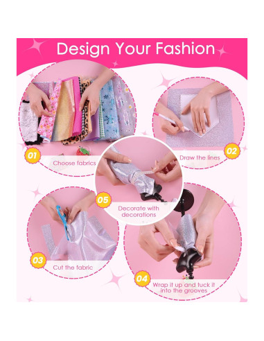 Kit de Costura YEETIN para Niñas 800+ Piezas Moda