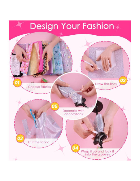 Kit de Costura YEETIN para Niñas 800+ Piezas Moda Kit de Costura YEETIN para Niñas 800+ Piezas Moda