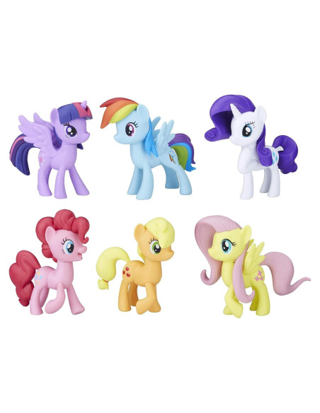 Set de Figuras Mi Pequeño Pony Mane 6 - Hasbro 6 Piezas 7.62 cm Set de Figuras Mi Pequeño Pony Mane 6 - Hasbro 6 Piezas 7.62 cm