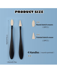 Kit de Dibujo Artístico Haojiaho con 44 Piezas y Esponjas 2