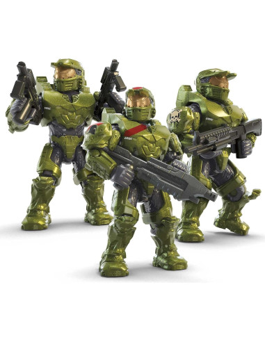Mega Halo Warthog Rojo 324 Piezas con Figuras
