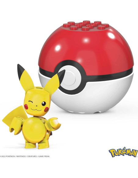 Set de Construcción Pikachu Mega Construx con Poké Ball Set de Construcción Pikachu Mega Construx con Poké Ball