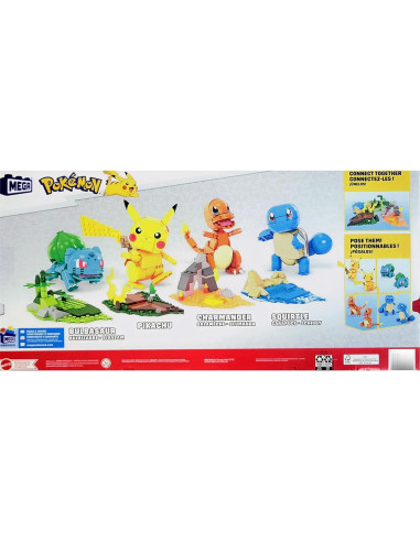Set de Construcción Pokémon Mega Construx - Pikachu y más