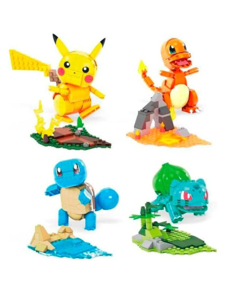 Set de Construcción Pokémon Mega Construx - Pikachu y más Set de Construcción Pokémon Mega Construx - Pikachu y más