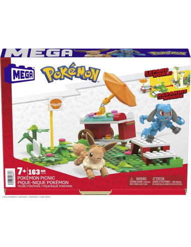 Set de Construcción Pokémon MEGA Eevee y Riolu 193 Piezas