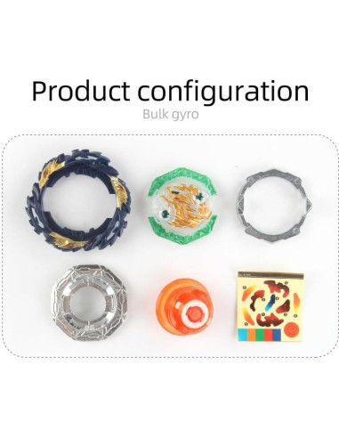 Set de Tops de Batalla Cxdhzlx con Lanzadores y Caja