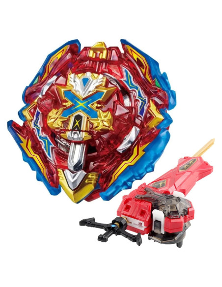 Conjunto Lanzador Bey Burst Konikiwa Xiphoid Excalibur Rojo Conjunto Lanzador Bey Burst Konikiwa Xiphoid Excalibur Rojo