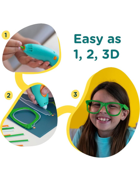Pluma 3D 3Doodler Start+ Esenciales para Niños 6+ Pluma 3D 3Doodler Start+ Esenciales para Niños 6+