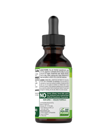 Gotas de Aceite de Orégano Orgánico Nature's Truth 59 ml Gotas de Aceite de Orégano Orgánico Nature's Truth 59 ml