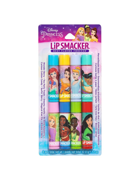 Bálsamo Labial Lip Smacker Princesa Disney 8 Unidades Bálsamo Labial Lip Smacker Princesa Disney 8 Unidades