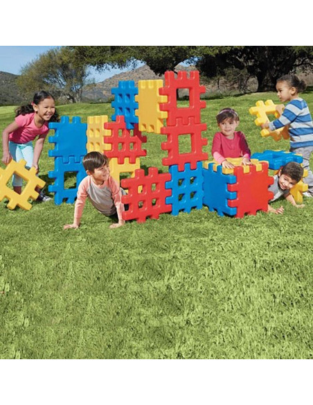Bloques Waffle Grandes Little Tikes - 18 piezas, Colores Bloques Waffle Grandes Little Tikes - 18 piezas, Colores