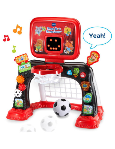 Centro Deportivo VTech Smart Shots Rojo 2 en 1 para Niños