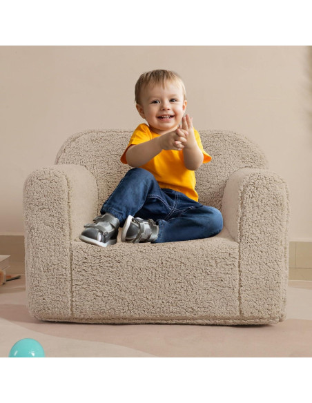 Silla Suave para Niños MOMCAYWEX Gris Claro, 36.83 cm Silla Suave para Niños MOMCAYWEX Gris Claro, 36.83 cm