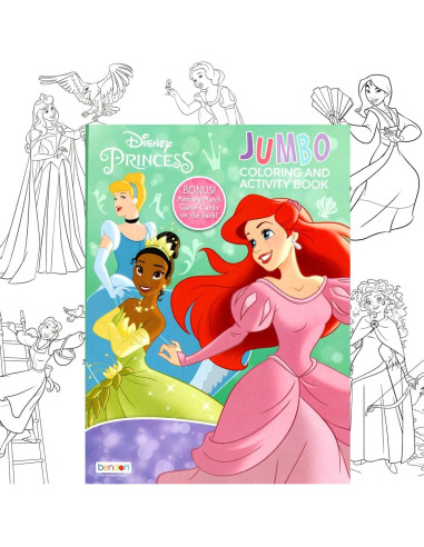 Set de Colorear Princesas Disney Bendon con Stickers y Juguete
