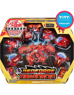 Bakugan GeoForge Dragonoid 7-en-1 con Geogan Exclusivos 2