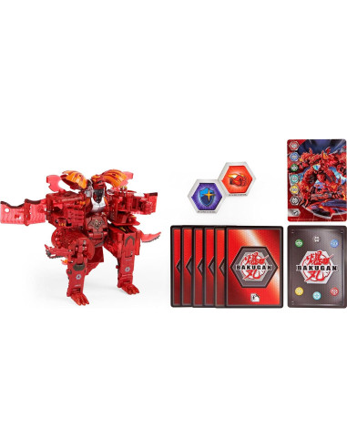 Bakugan GeoForge Dragonoid 7-en-1 con Geogan Exclusivos