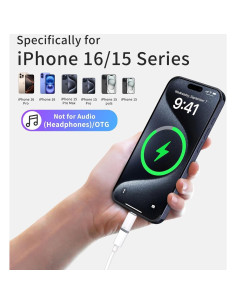 Paquete de 5 Adaptadores USB C a Lightning UWOXX - Carga Rápida 2