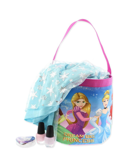 Cesta de Regalo Colapsable Disney Princesas Rosa 35x28cm Cesta de Regalo Colapsable Disney Princesas Rosa 35x28cm