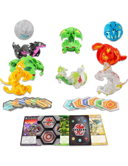 Paquete de Inicio Bakugan Ultra - 42 Piezas y 9 Figuras Paquete de Inicio Bakugan Ultra - 42 Piezas y 9 Figuras