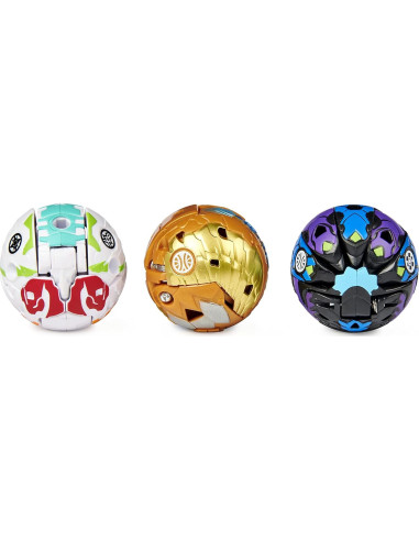 Paquete de Inicio Bakugan Spin Master 3-Pack Fusión