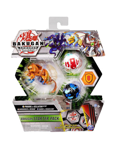Paquete de Inicio Bakugan Spin Master 3-Pack Fusión