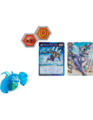 Bakugan Evolutions Spin Master Guerrero Ballena Aquos