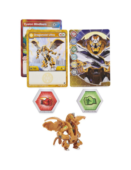 Bakugan Ultra Spin Master Dragonoid 7,62 cm con cartas Bakugan Ultra Spin Master Dragonoid 7,62 cm con cartas