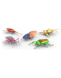 HEX BOTS Insectos Reales Nano - Paquete de 5 Juguetes