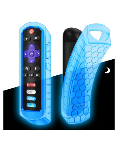 Funda Protectora Fintie para Control Remoto Roku 3600R Azul