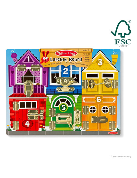 Tablero de Actividades de Madera Melissa & Doug 39x29 cm Tablero de Actividades de Madera Melissa & Doug 39x29 cm