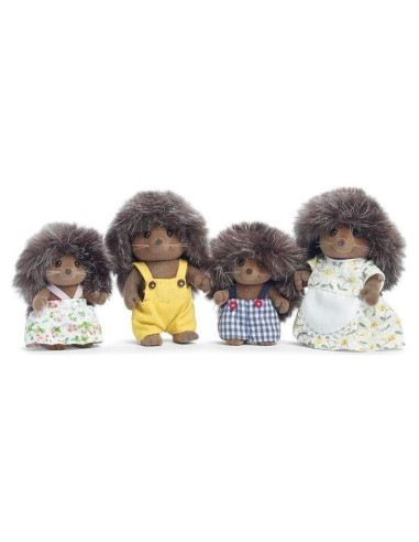 Familia de Erizos Pickleweeds Calico Critters - 4 Figuras