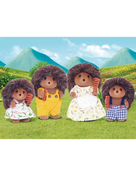 Familia de Erizos Pickleweeds Calico Critters - 4 Figuras Familia de Erizos Pickleweeds Calico Critters - 4 Figuras