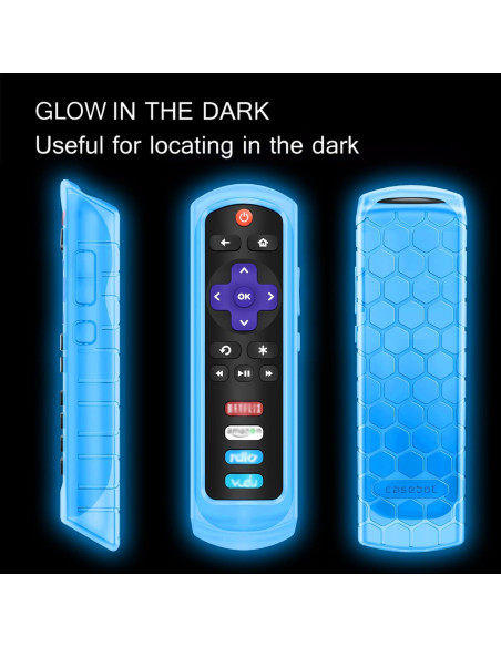 Funda Protectora Fintie para Control Remoto Roku 3600R Azul Funda Protectora Fintie para Control Remoto Roku 3600R Azul