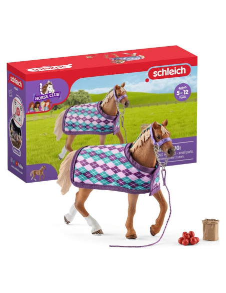 Set de Juguetes Caballo Pura Sangre Schleich 5 Piezas Set de Juguetes Caballo Pura Sangre Schleich 5 Piezas