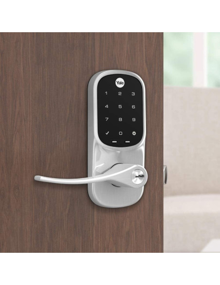 Cerradura Electrónica Yale Assure con Pantalla Táctil Níquel Satinado Cerradura Electrónica Yale Assure con Pantalla Táctil Níquel Satinado