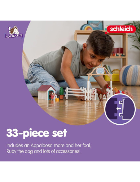 Set de Juego Schleich Horse Club 20 Piezas Caballos y Muñeca Set de Juego Schleich Horse Club 20 Piezas Caballos y Muñeca