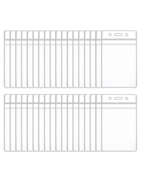 Soporte de Etiquetas de Nombre HOSL Vertical 50pcs PVC 6.99x11.99cm Soporte de Etiquetas de Nombre HOSL Vertical 50pcs PVC 6.99x11.99cm