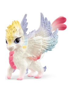 Dragón bebé arcoíris Schleich 9x6.6x16 cm para 5 años