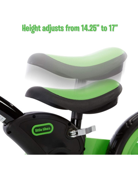 Bicicleta de Equilibrio a Pedal Little Tikes 12" Verde 2-5 Años Bicicleta de Equilibrio a Pedal Little Tikes 12" Verde 2-5 Años