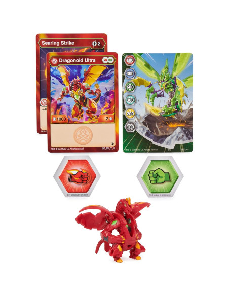 Bakugan Ultra Dragonoid 7.62 cm con BakuCores y cartas Bakugan Ultra Dragonoid 7.62 cm con BakuCores y cartas