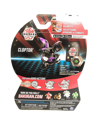 Bakugan Darkus Cloptor 5,08 cm Transformable Coleccionable