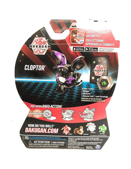 Bakugan Darkus Cloptor 5,08 cm Transformable Coleccionable Bakugan Darkus Cloptor 5,08 cm Transformable Coleccionable